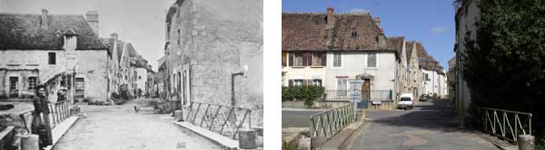 Pont du moulin et début de la rue basse