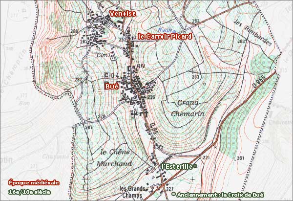 Carte chronologique
