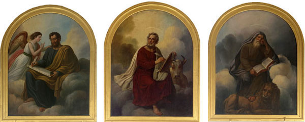 Saint Mathieu, saint Luc, saint Marc