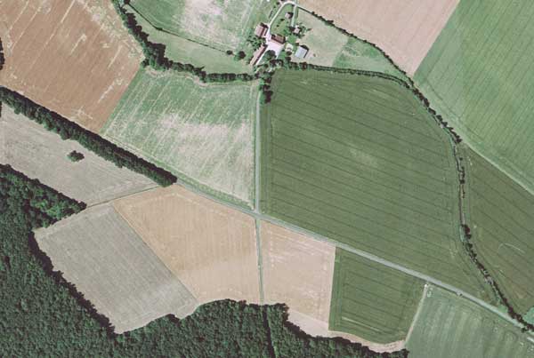 Villeneuve, vue aérienne