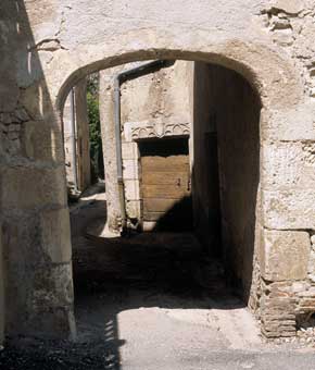 Accès à la ruelle
