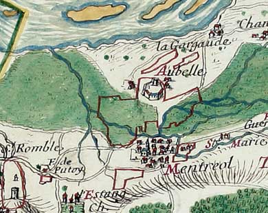 Plan du comté de Sancerre