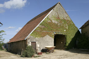 Façade de la grange