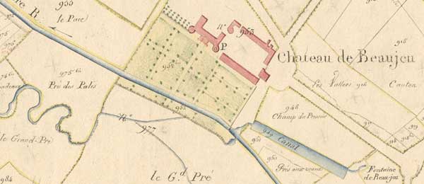 Extrait du cadastre de 1988