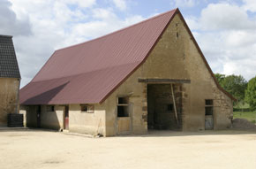 Grange, vue de volume
