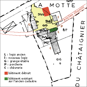 Extrait du cadastre de 1988